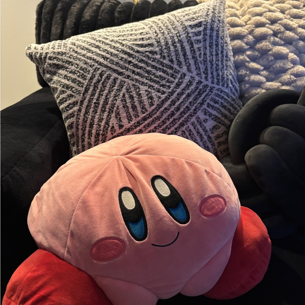 Pink and Red Kids Plush Backpack